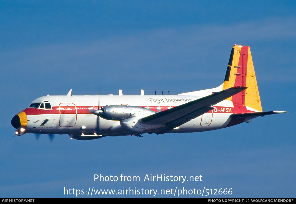 Aircraft Photo of D-AFSH | Hawker Siddeley HS-748 Srs2/244 | DFS - Deutsche Flugsicherung | AirHistory.net #512666