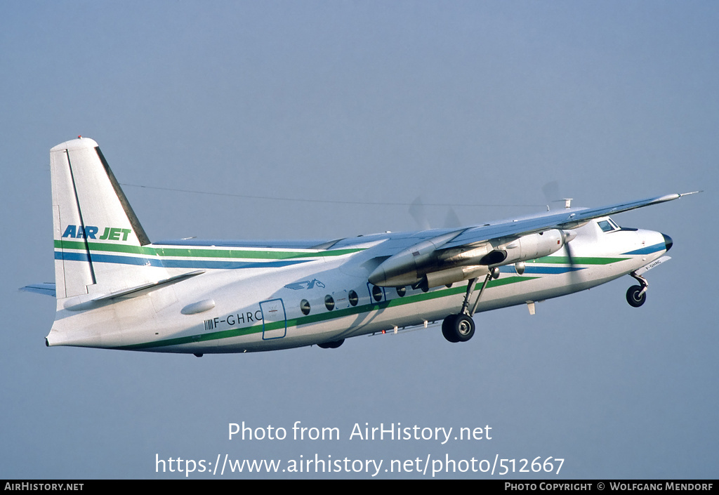 Aircraft Photo of F-GHRC | Fokker F27-600 Friendship | Air Jet | AirHistory.net #512667