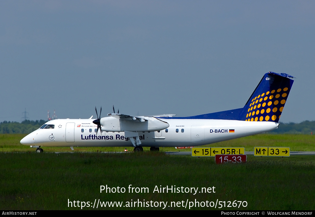 Aircraft Photo of D-BACH | De Havilland Canada DHC-8-314 Dash 8 | Lufthansa Regional | AirHistory.net #512670