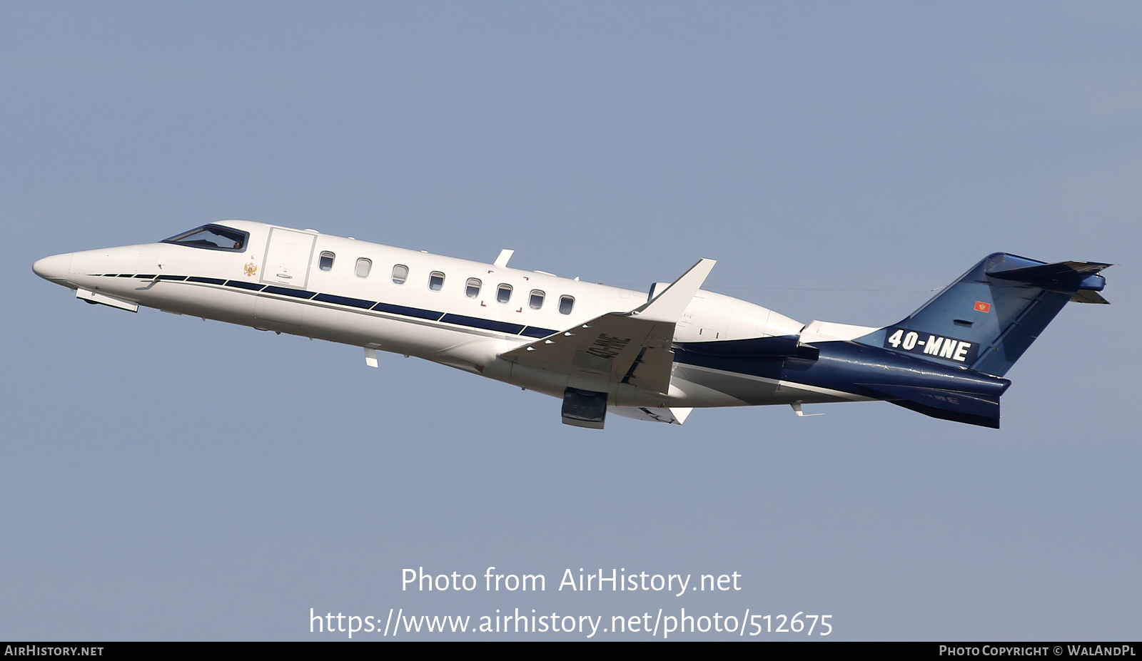 Aircraft Photo of 4O-MNE | Learjet 45 | Montenegro Government | AirHistory.net #512675