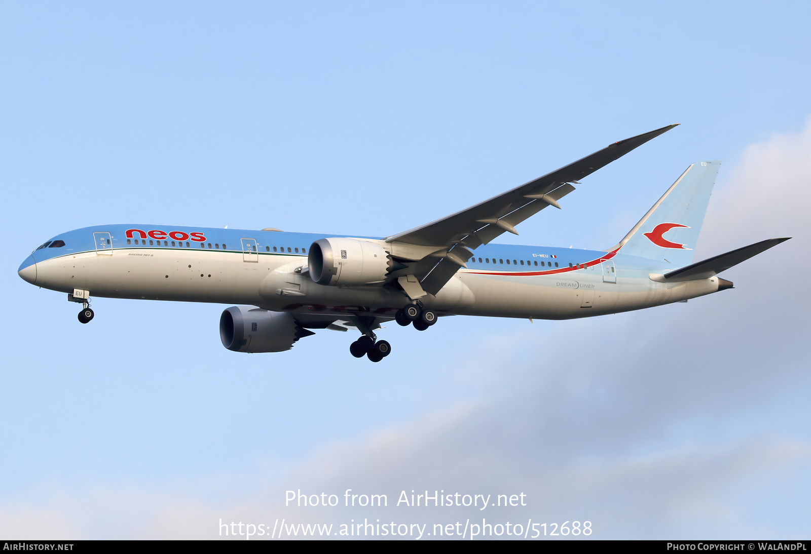 Aircraft Photo of EI-NEU | Boeing 787-9 Dreamliner | Neos | AirHistory.net #512688