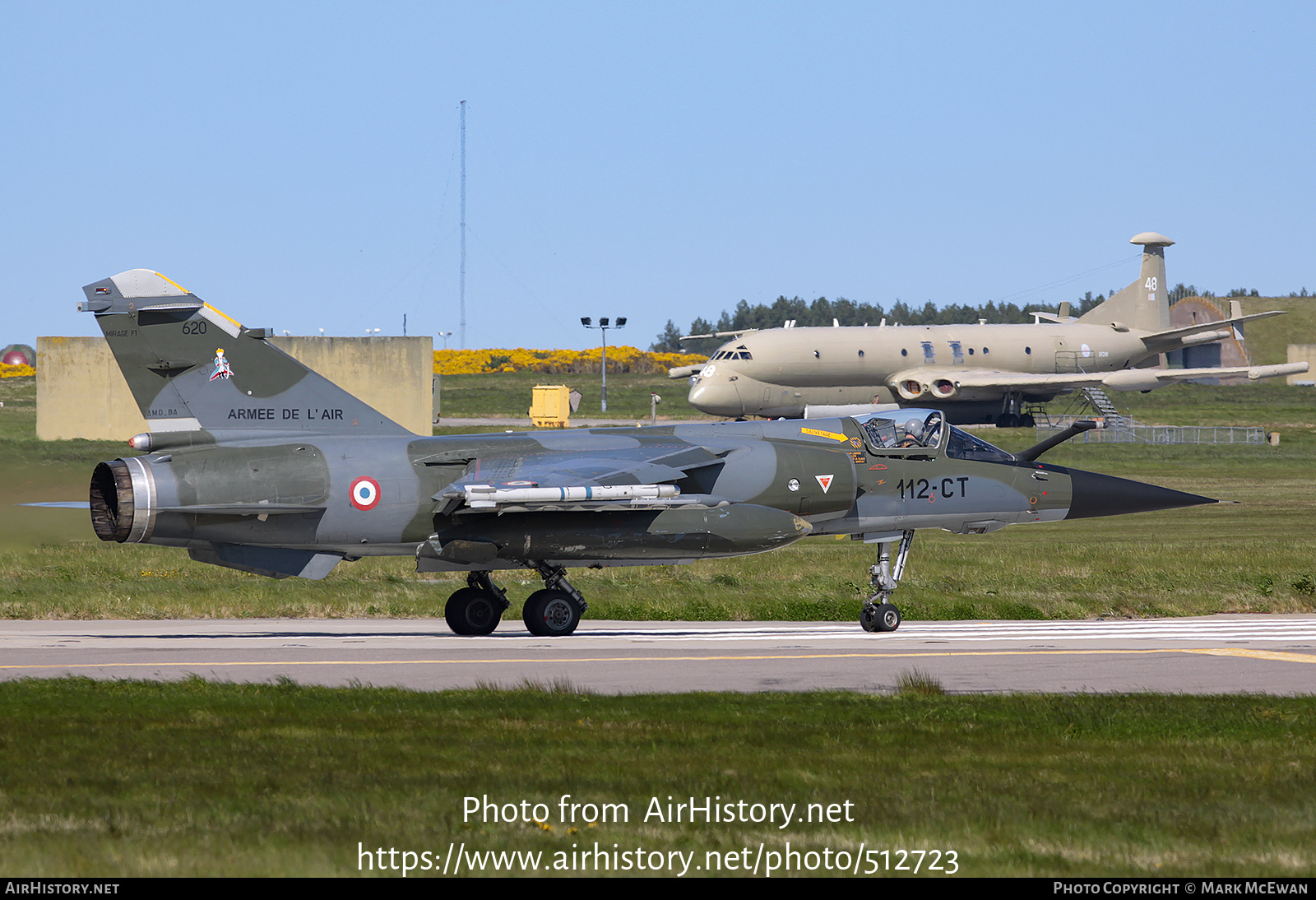 Aircraft Photo of 620 | Dassault Mirage F1CR | France - Air Force | AirHistory.net #512723