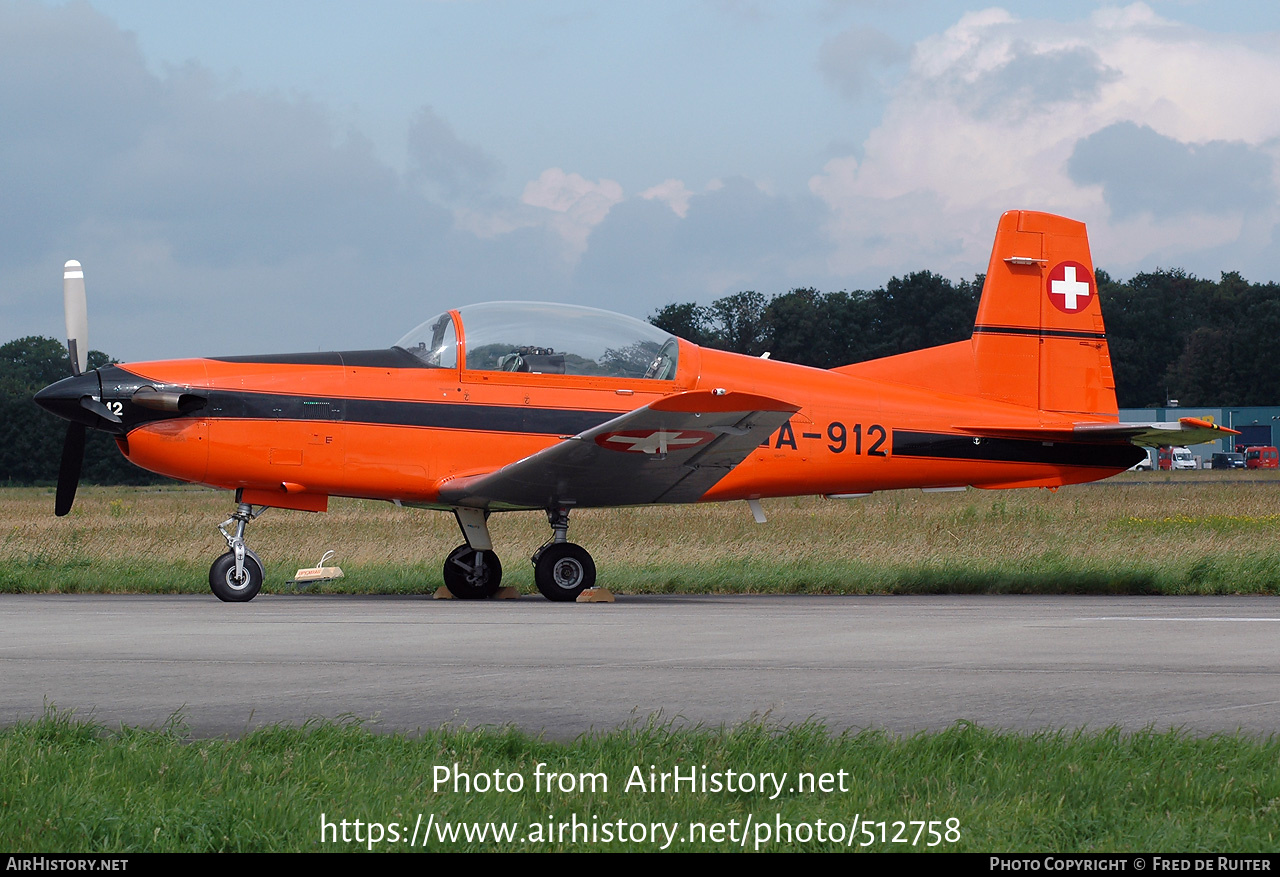 Aircraft Photo of A-912 | Pilatus NCPC-7 | Switzerland - Air Force | AirHistory.net #512758