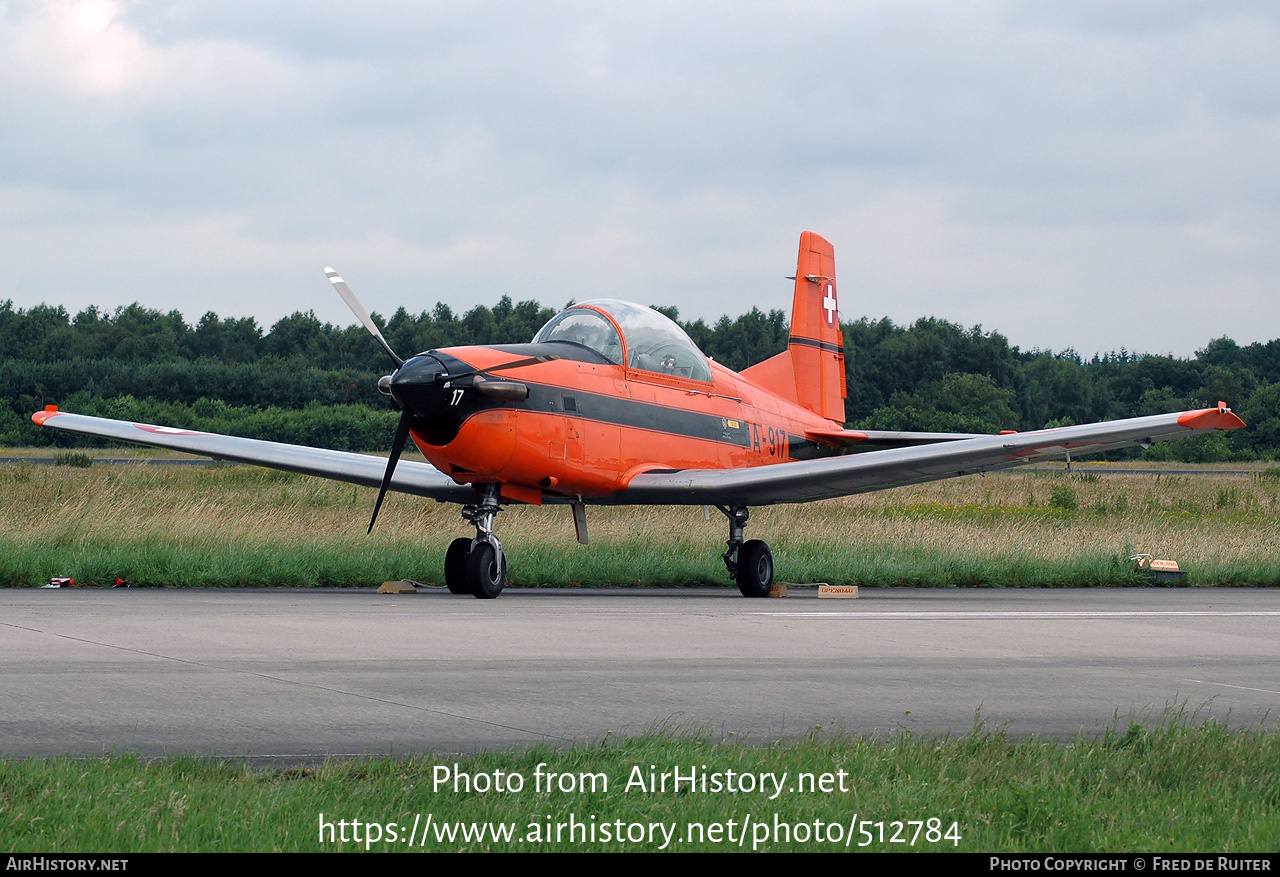 Aircraft Photo of A-917 | Pilatus PC-7 | Switzerland - Air Force | AirHistory.net #512784