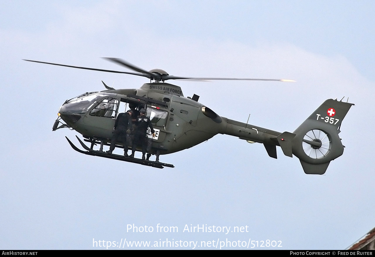 Aircraft Photo of T-357 | Eurocopter TH05 (EC-635P-2+) | Switzerland - Air Force | AirHistory.net #512802