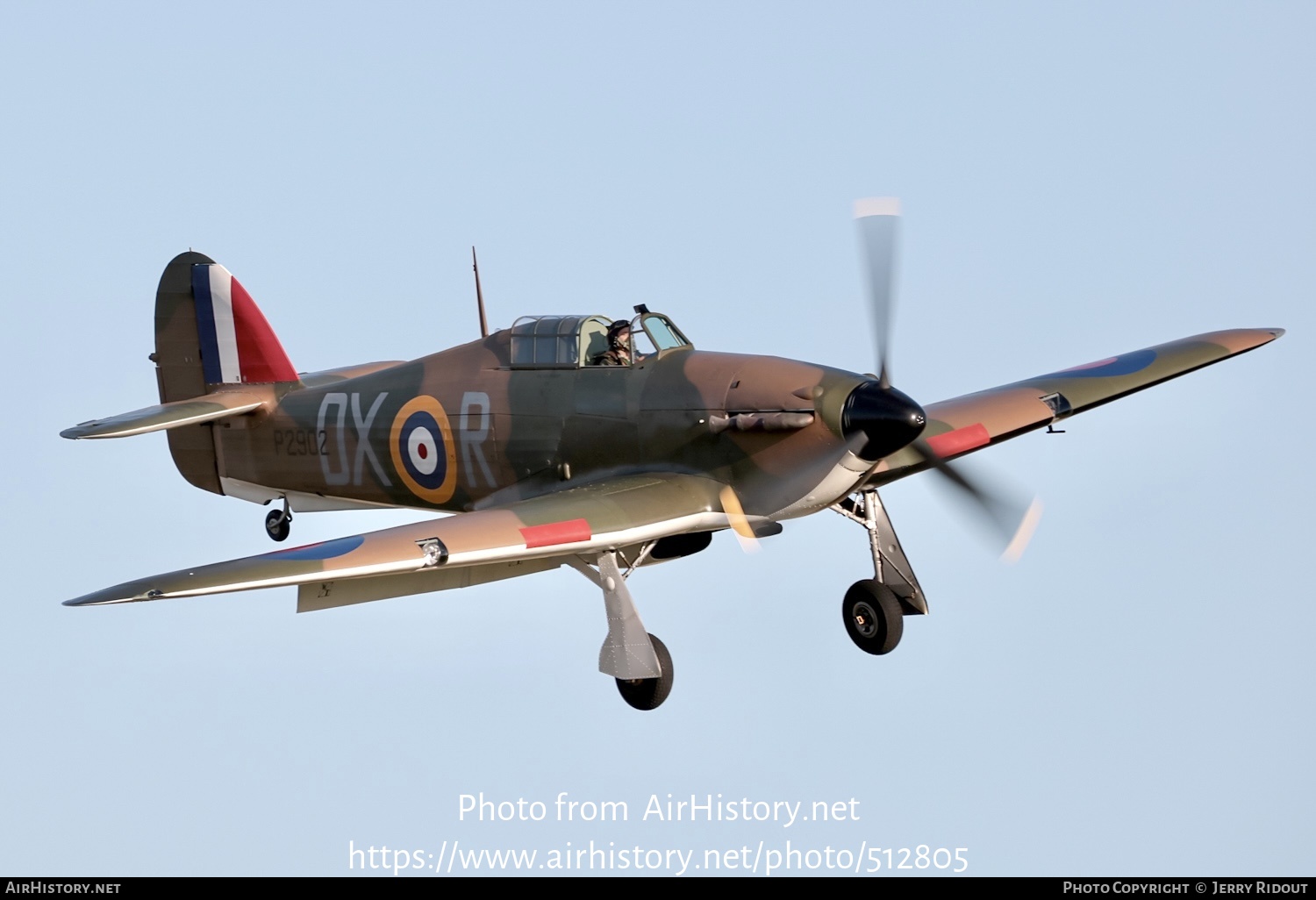 Aircraft Photo of G-ROBT / P2902 | Hawker Hurricane Mk1 | UK - Air Force | AirHistory.net #512805