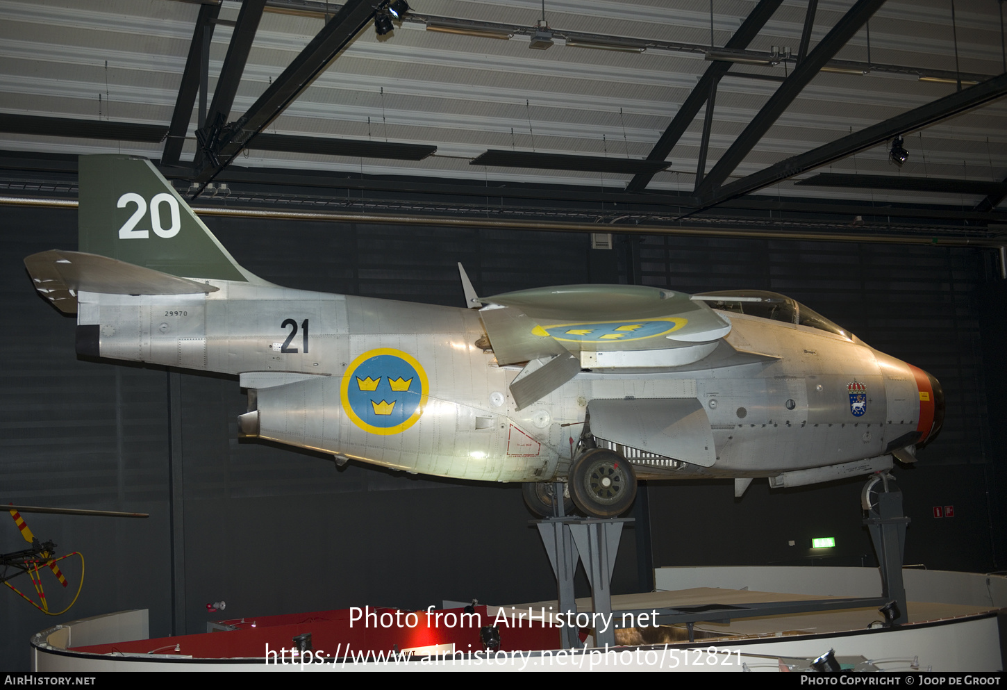 Aircraft Photo of 29970 | Saab S29C Tunnan | Sweden - Air Force | AirHistory.net #512821