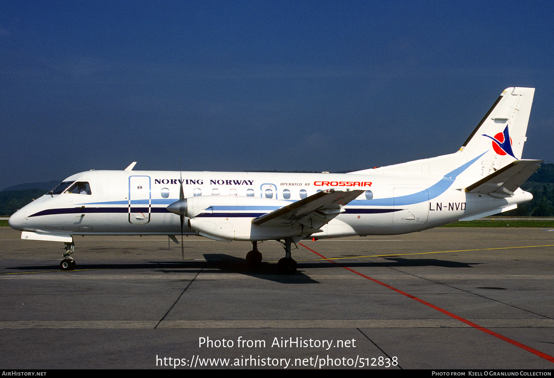 Aircraft Photo of LN-NVD | Saab 340A | Norving | AirHistory.net #512838