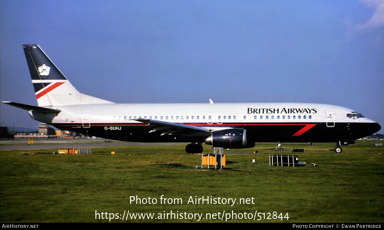 Aircraft Photo Of G-BUHJ | Boeing 737-4Q8 | British Airways ...