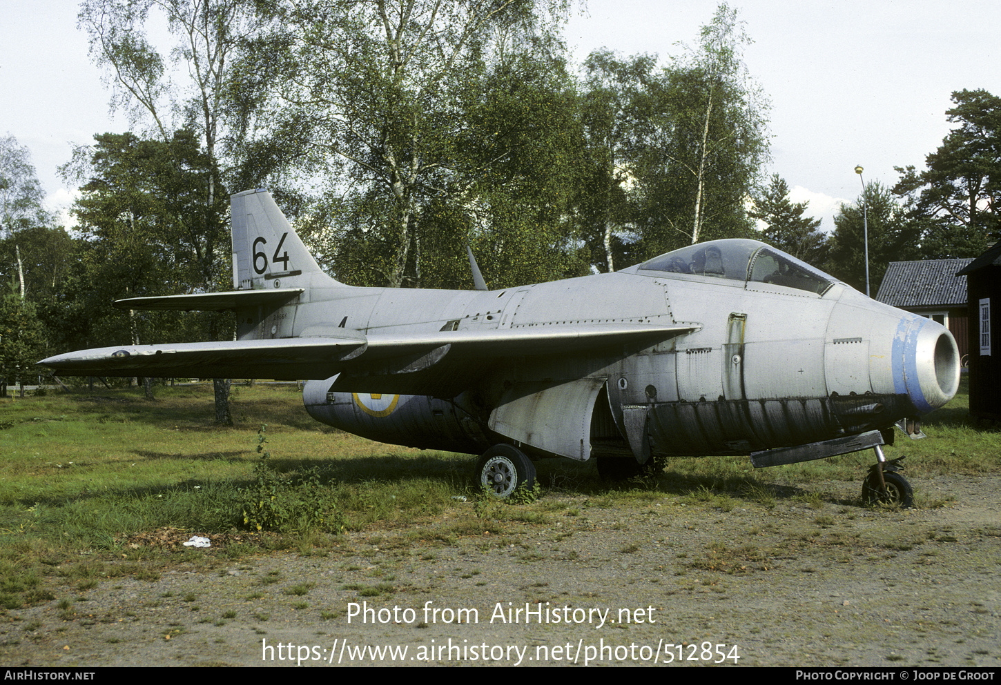 Aircraft Photo of 29666 | Saab J29F Tunnan | Sweden - Air Force | AirHistory.net #512854