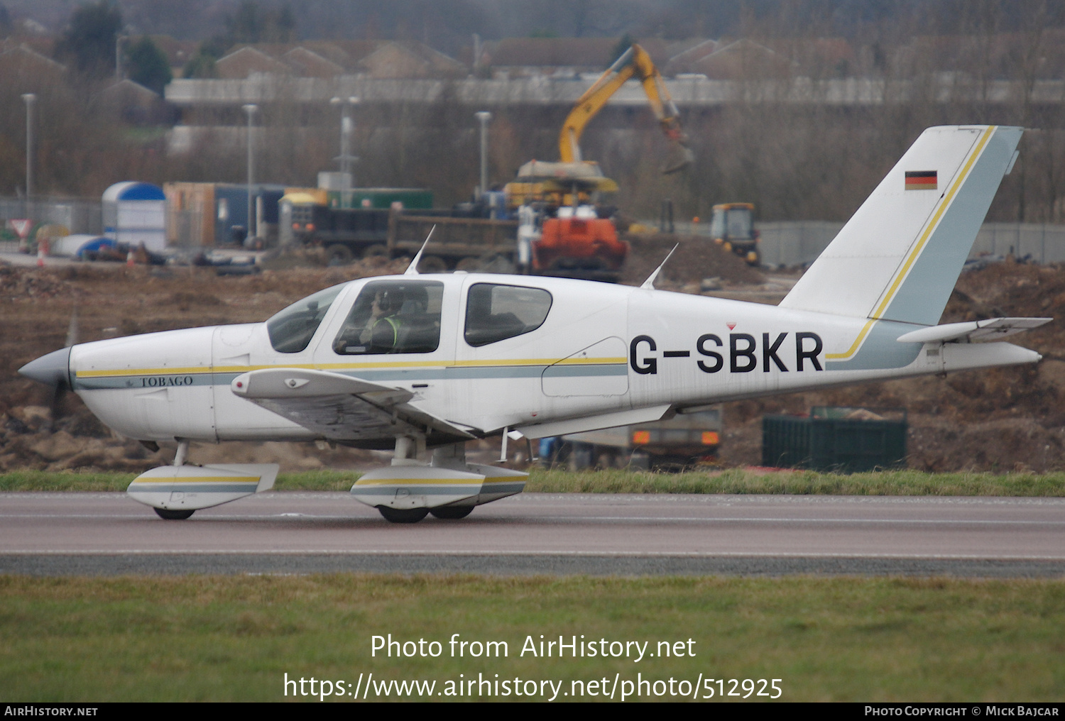 Aircraft Photo of G-SBKR | Socata TB-10 Tobago | AirHistory.net #512925