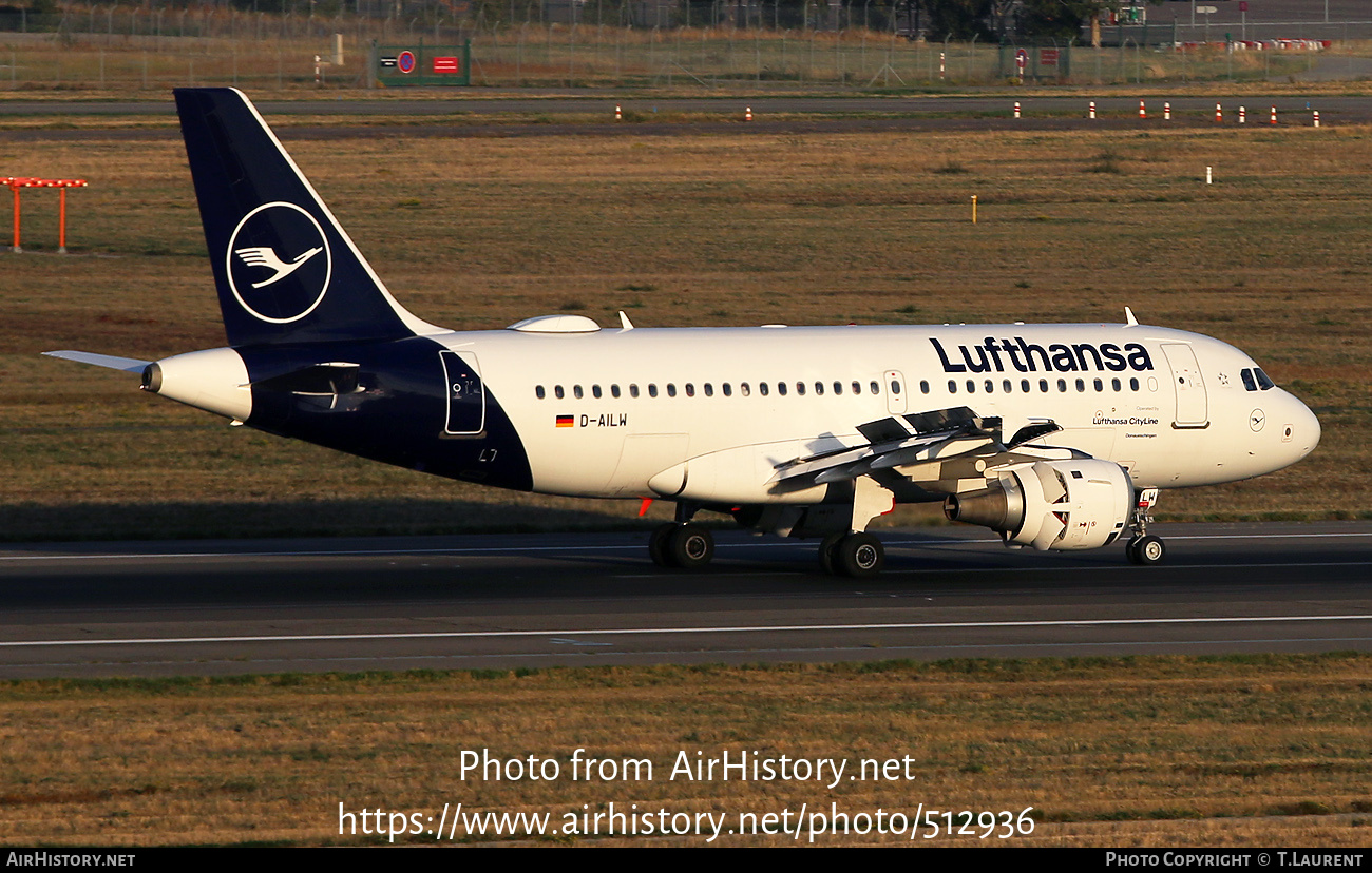 Aircraft Photo of D-AILW | Airbus A319-114 | Lufthansa | AirHistory.net #512936