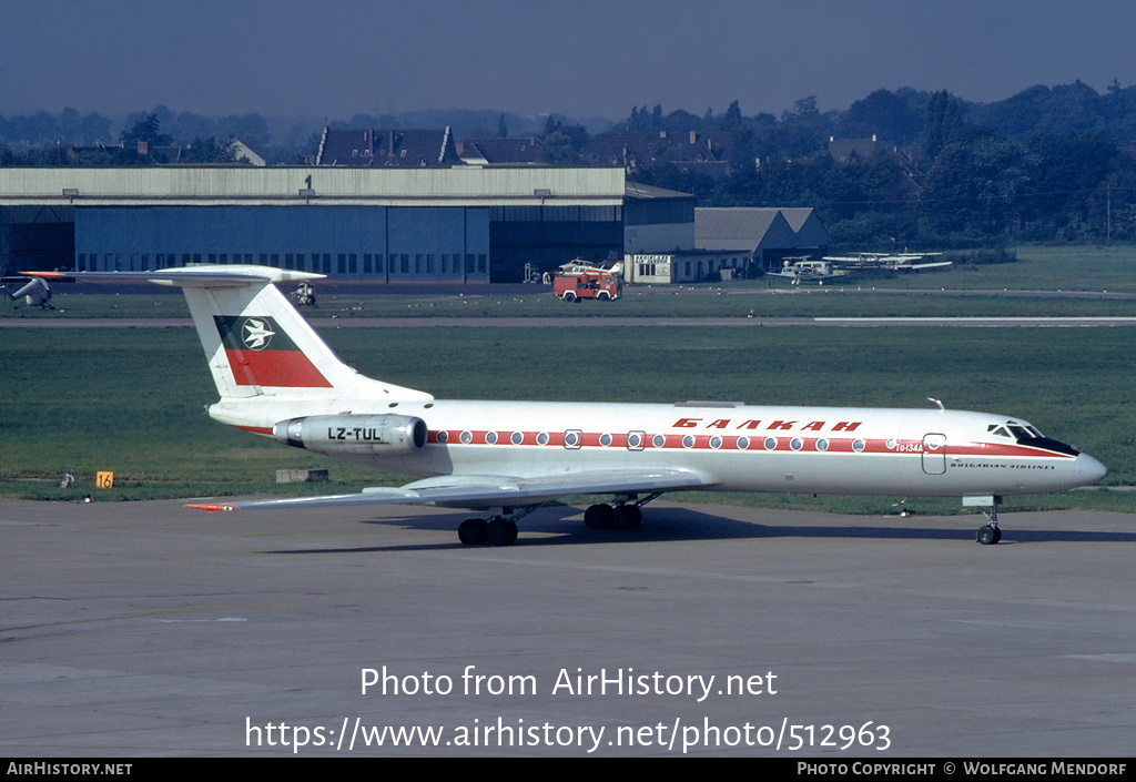 Aircraft Photo of LZ-TUL | Tupolev Tu-134A | Balkan - Bulgarian Airlines | AirHistory.net #512963