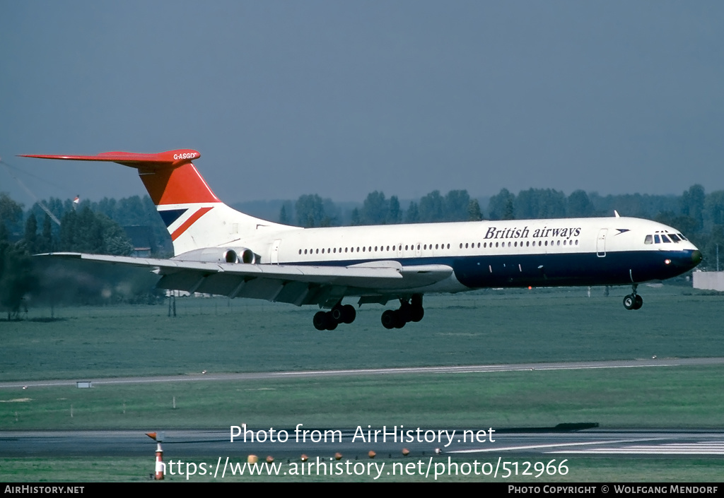 Aircraft Photo of G-ASGD | Vickers Super VC10 Srs1151 | British Airways | AirHistory.net #512966