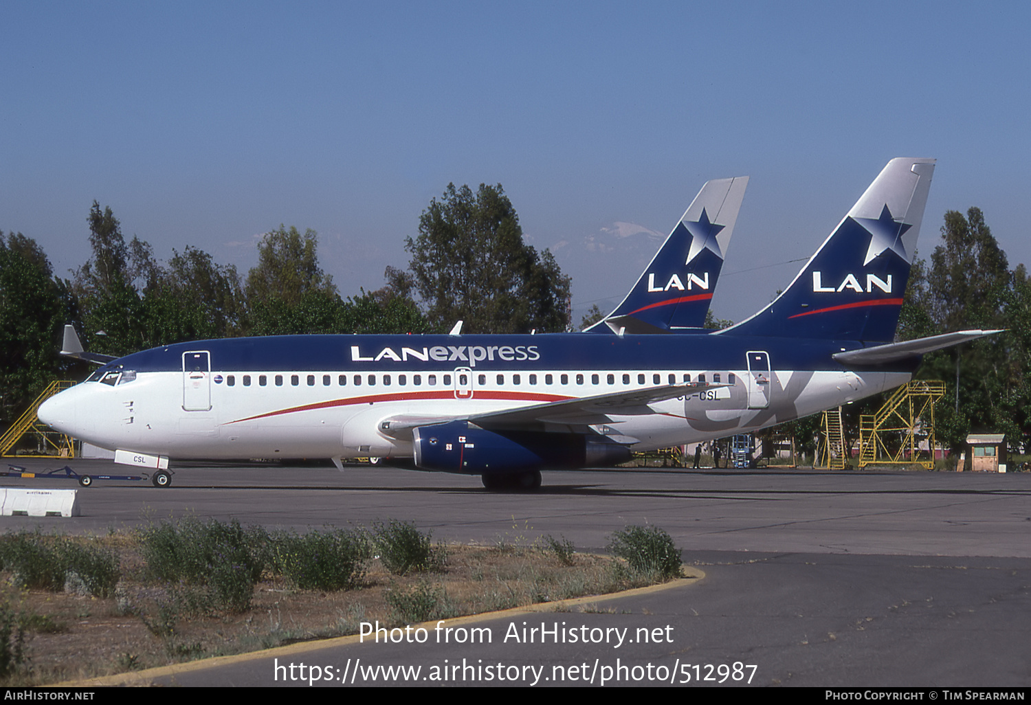 Aircraft Photo of CC-CSL | Boeing 737-248 | LAN Express | AirHistory.net #512987