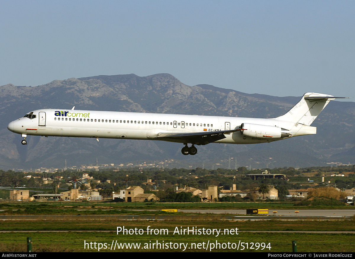 Aircraft Photo of EC-KBA | McDonnell Douglas MD-83 (DC-9-83) | Air Comet | AirHistory.net #512994