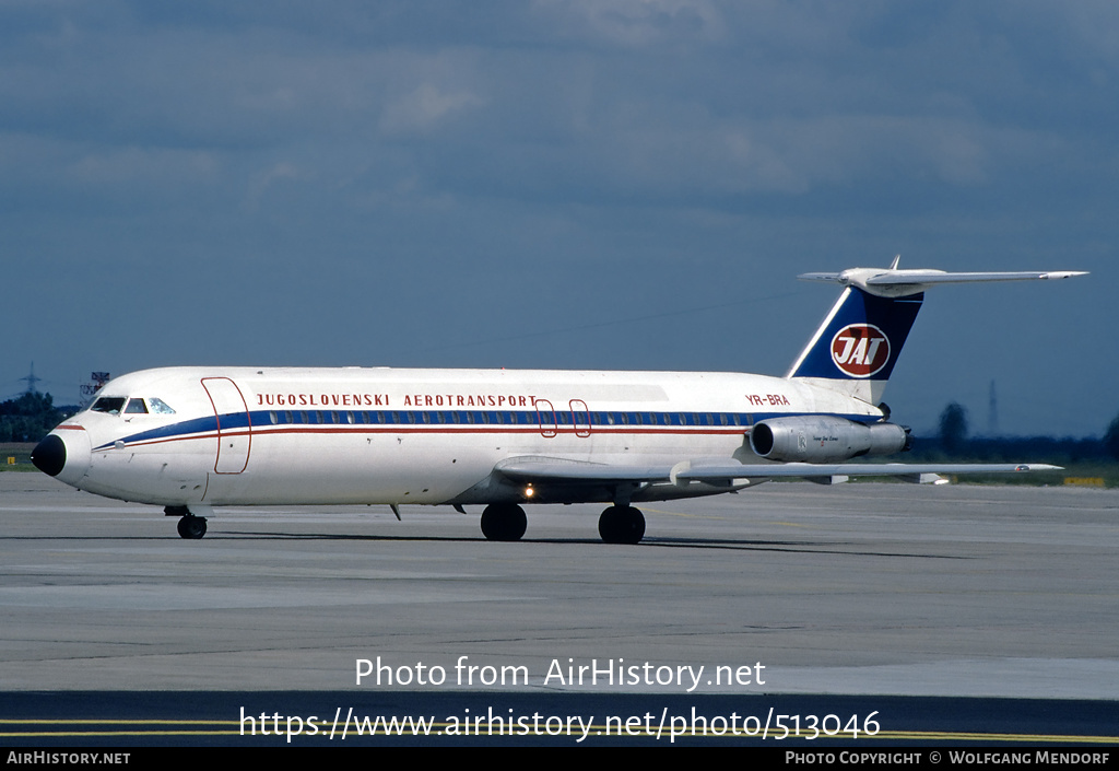 Aircraft Photo of YR-BRA | British Aerospace Rombac 111-561RC One-Eleven | JAT Yugoslav Airlines - Jugoslovenski Aerotransport | AirHistory.net #513046