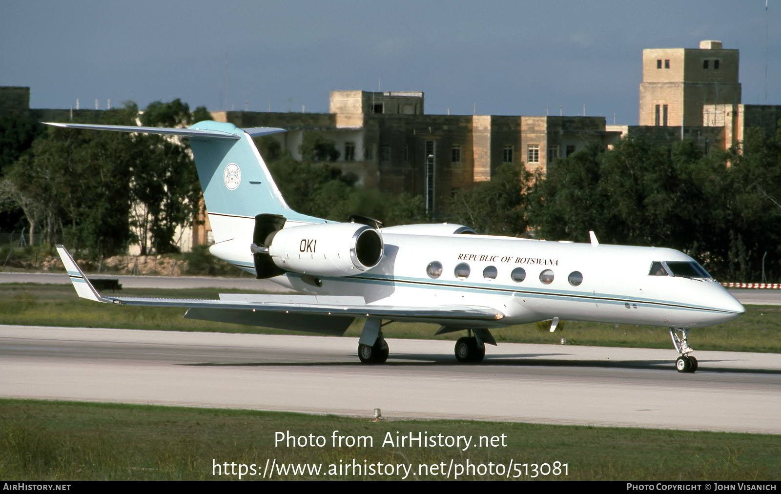 Aircraft Photo of OK1 | Gulfstream Aerospace G-IV Gulfstream IV | Botswana - Air Force | AirHistory.net #513081