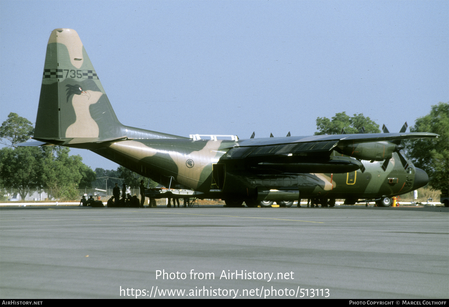 Aircraft Photo of 735 | Lockheed C-130H Hercules | Singapore - Air Force | AirHistory.net #513113