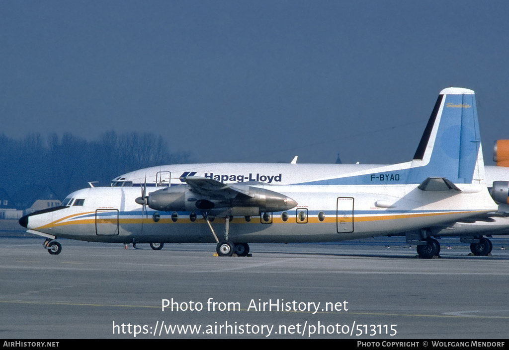 Aircraft Photo of F-BYAO | Fokker F27-100 Friendship | East-West Airlines | AirHistory.net #513115