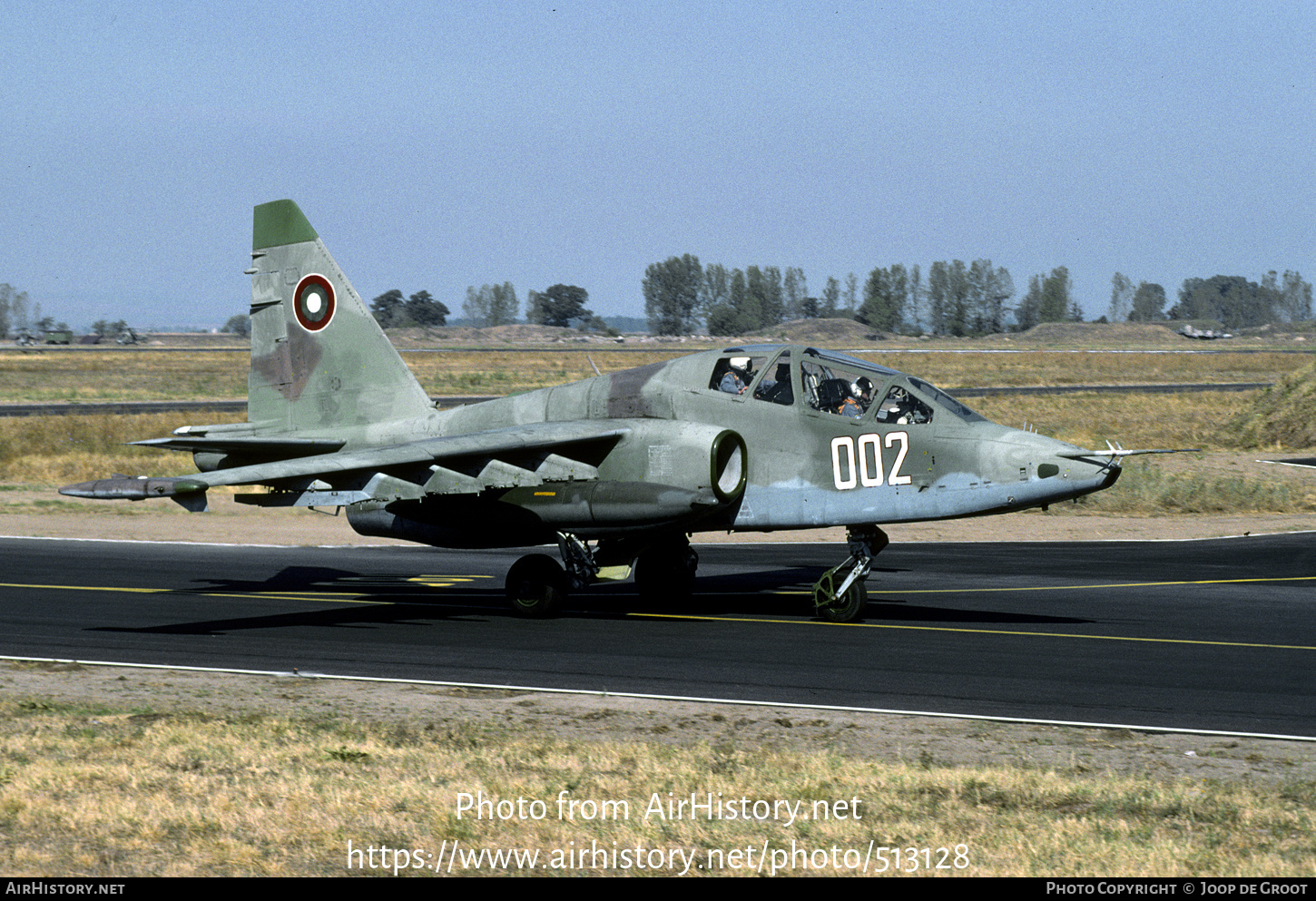 Aircraft Photo of 002 | Sukhoi Su-25UBK | Bulgaria - Air Force | AirHistory.net #513128