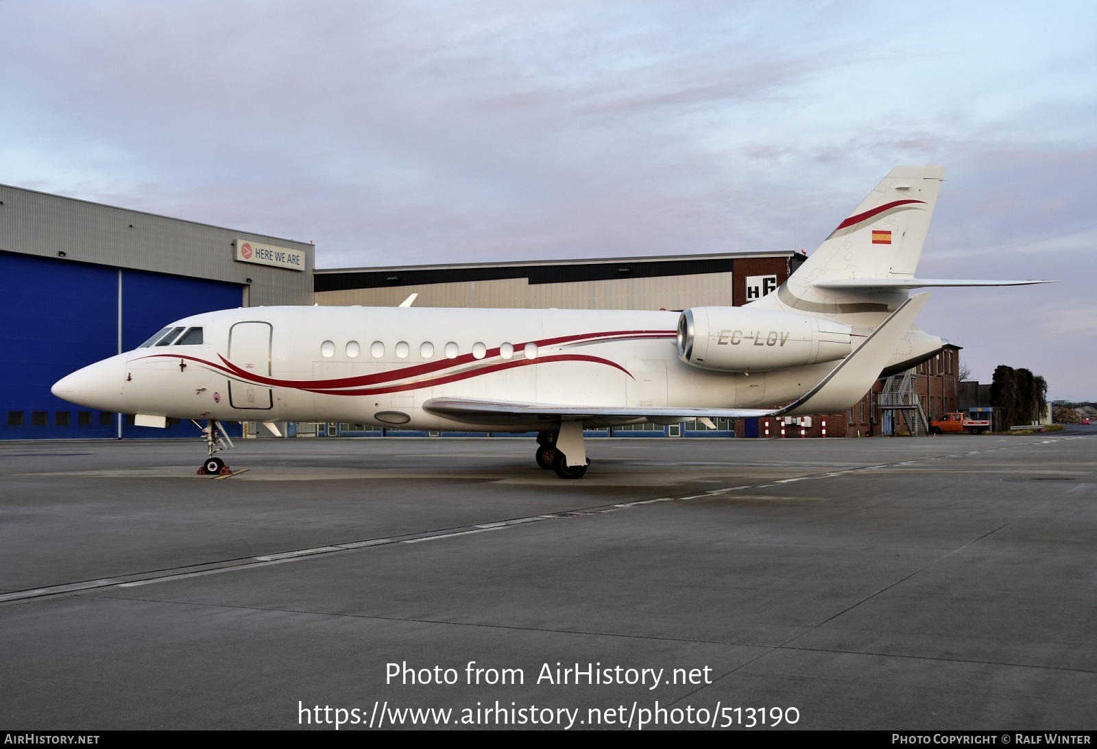 Aircraft Photo of EC-LGV | Dassault Falcon 2000LX | AirHistory.net #513190