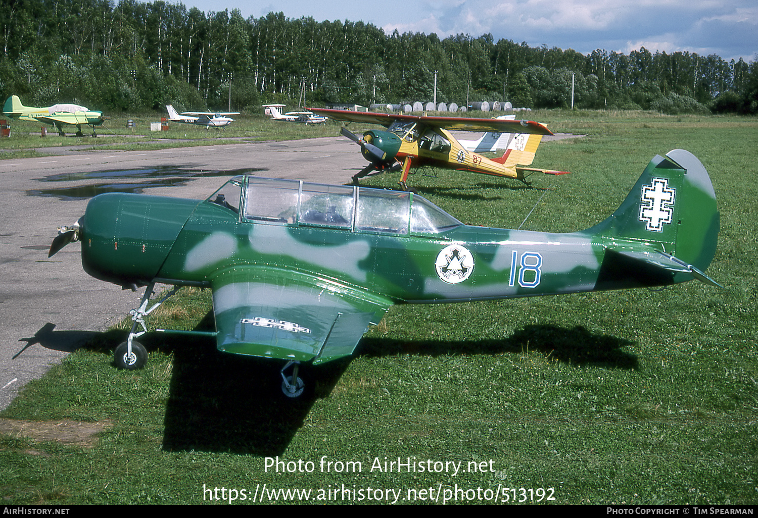 Aircraft Photo of 18 blue | Yakovlev Yak-52 | Lithuania - Border Guard | AirHistory.net #513192