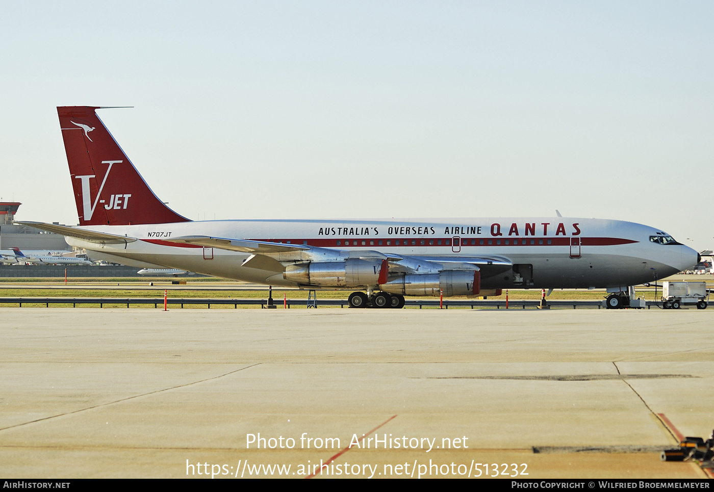 Aircraft Photo of N707JT | Boeing 707-138B | Qantas | AirHistory.net #513232