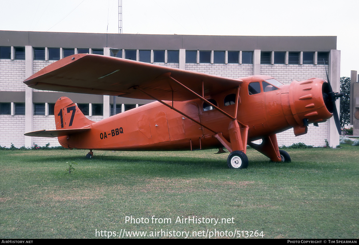 Aircraft Photo of OA-BBQ / OB-R-147 | Stinson-Faucett F-19 | AirHistory.net #513264