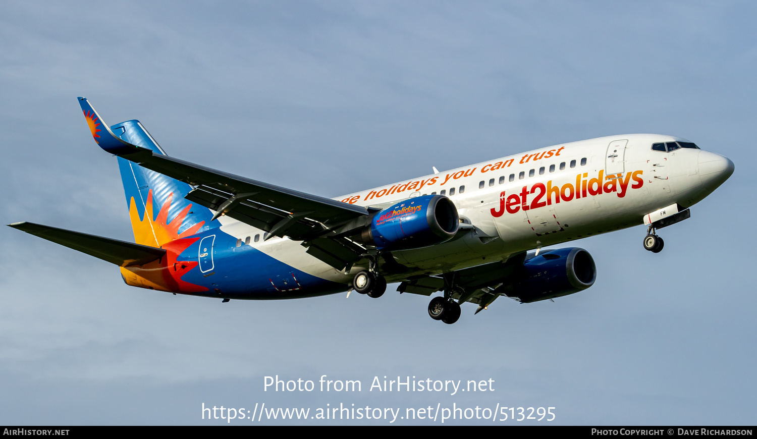 Aircraft Photo of G-GDFM | Boeing 737-36N | Jet2 Holidays | AirHistory.net #513295