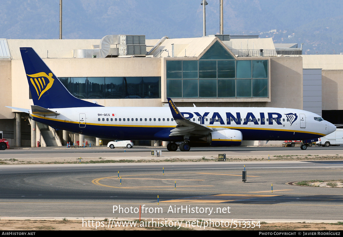 Aircraft Photo of 9H-QCG | Boeing 737-8AS | Ryanair | AirHistory.net #513354