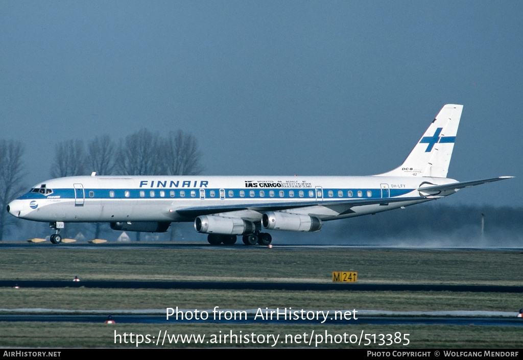 Aircraft Photo of OH-LFY | McDonnell Douglas DC-8-62CF | Finnair | AirHistory.net #513385