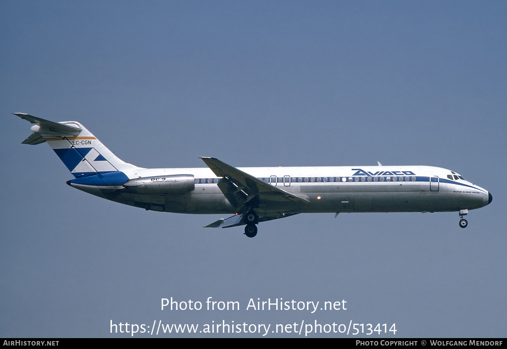 Aircraft Photo of EC-CGN | McDonnell Douglas DC-9-32 | Aviaco | AirHistory.net #513414