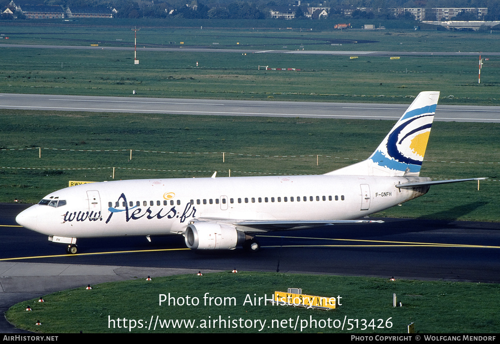 Aircraft Photo of F-GNFH | Boeing 737-382 | Aeris | AirHistory.net #513426