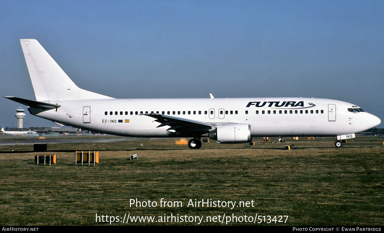 Aircraft Photo of EC-INQ | Boeing 737-4Q8 | Futura International Airways | AirHistory.net #513427