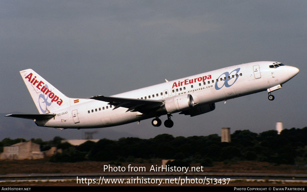 Aircraft Photo of EC-GUO | Boeing 737-4Q8 | Air Europa | AirHistory.net #513437