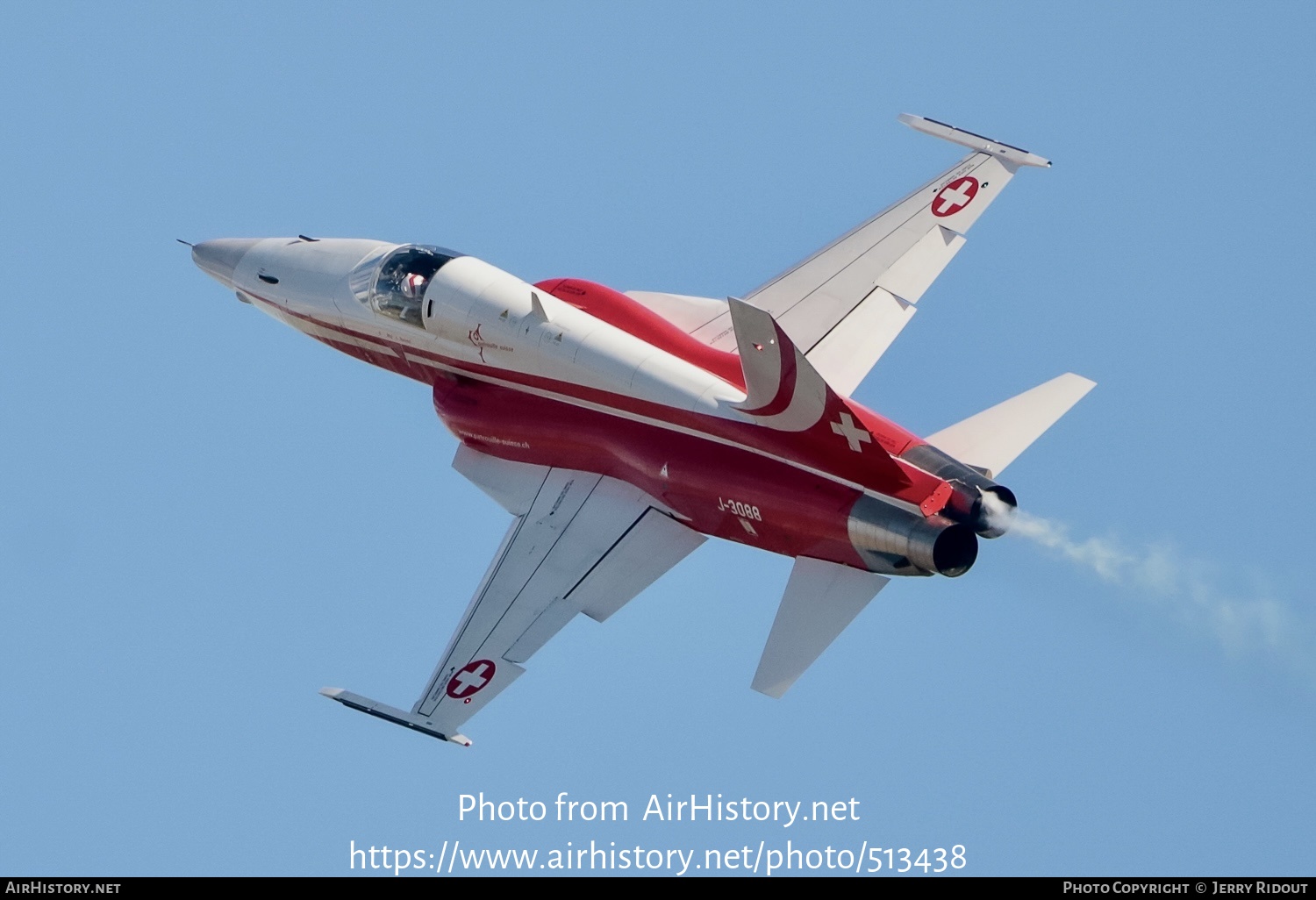 Aircraft Photo of J-3088 | Northrop F-5E Tiger II | Switzerland - Air Force | AirHistory.net #513438