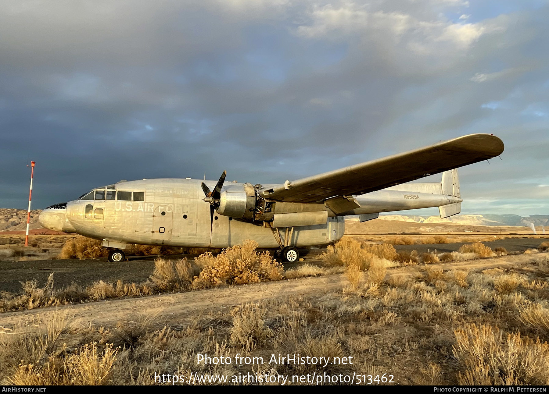 Aircraft Photo of N8505A | Fairchild C-119L Flying Boxcar | AirHistory.net #513462