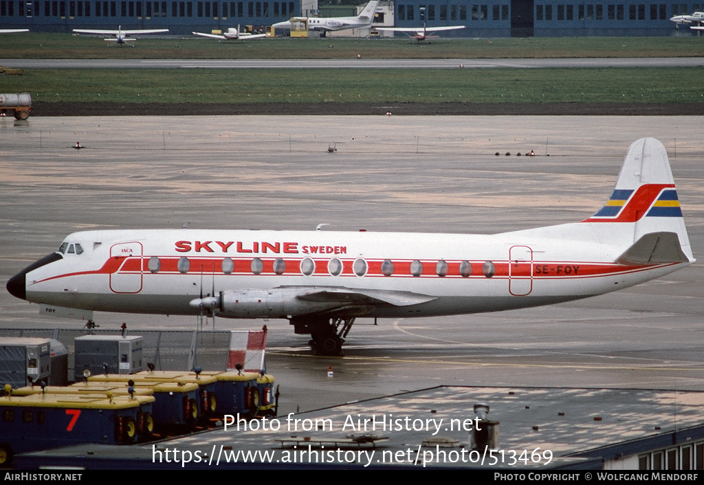 Aircraft Photo of SE-FOY | Vickers 814 Viscount | Skyline | AirHistory.net #513469