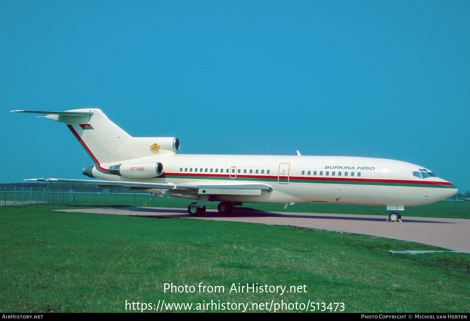 Aircraft Photo of XT-BBE | Boeing 727-14 | Burkina Faso Government | AirHistory.net #513473