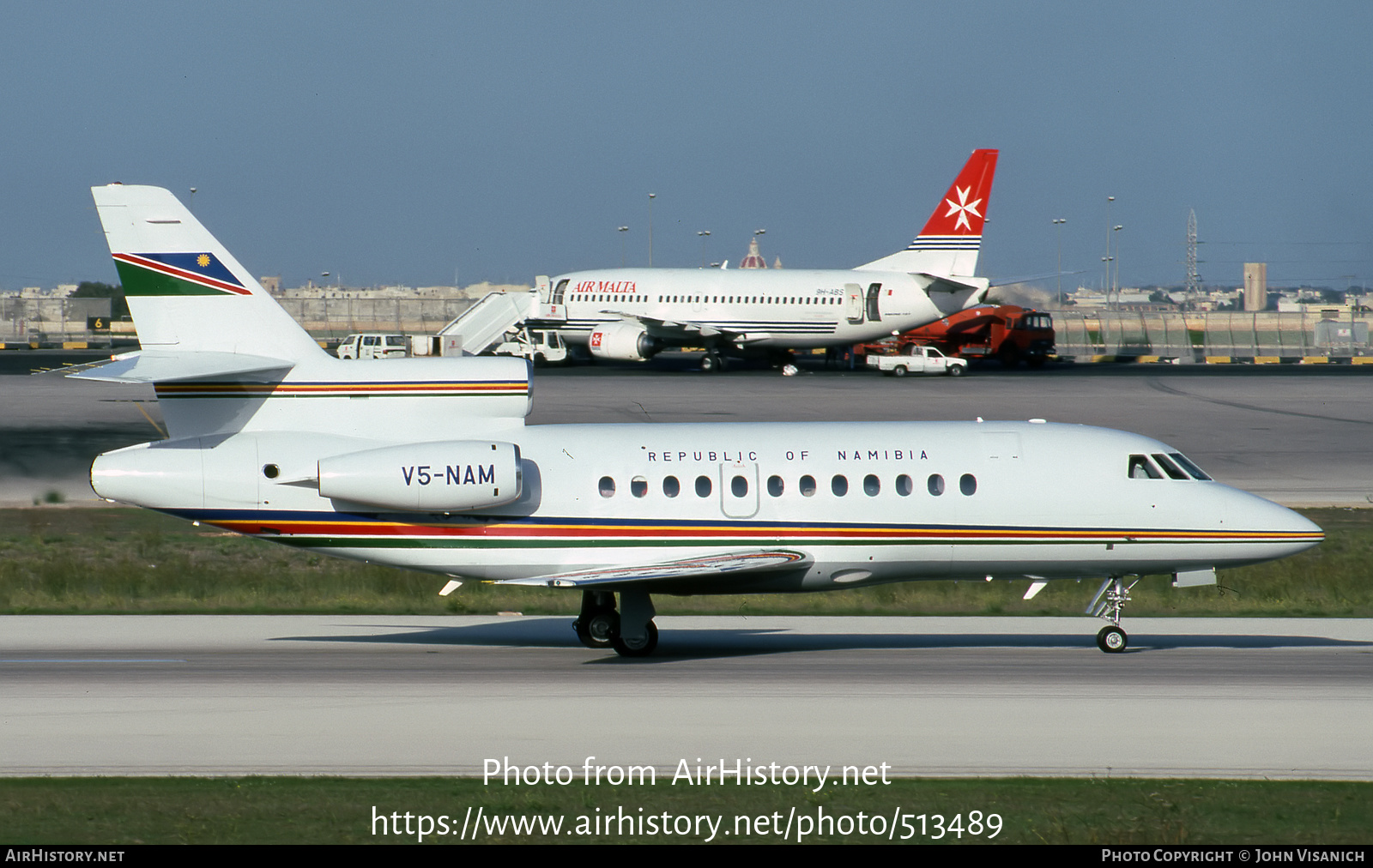 Aircraft Photo of V5-NAM | Dassault Falcon 900B | Republic of Namibia | AirHistory.net #513489