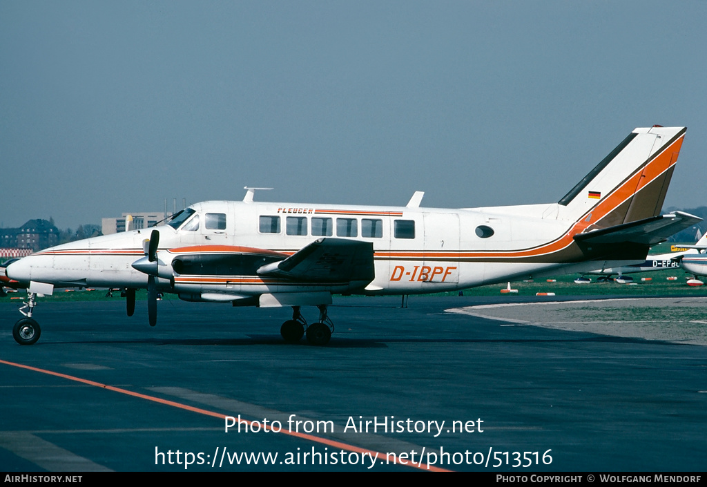 Aircraft Photo of D-IBPF | Beech 99A Airliner | Pleuger Flugdienst | AirHistory.net #513516