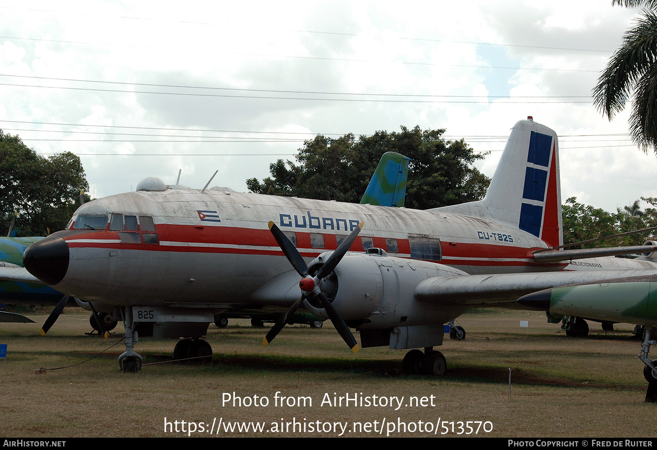 Aircraft Photo of CU-T825 | Ilyushin Il-14 | Cubana | AirHistory.net #513570