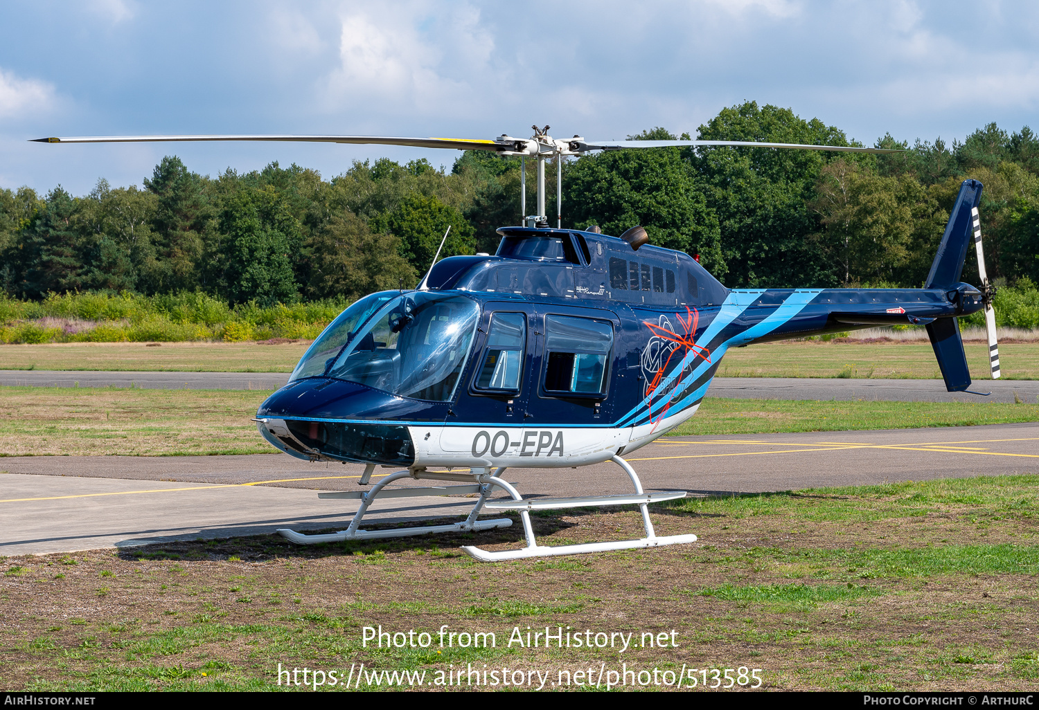 Aircraft Photo of OO-EPA | Bell 206B JetRanger III | AirHistory.net #513585