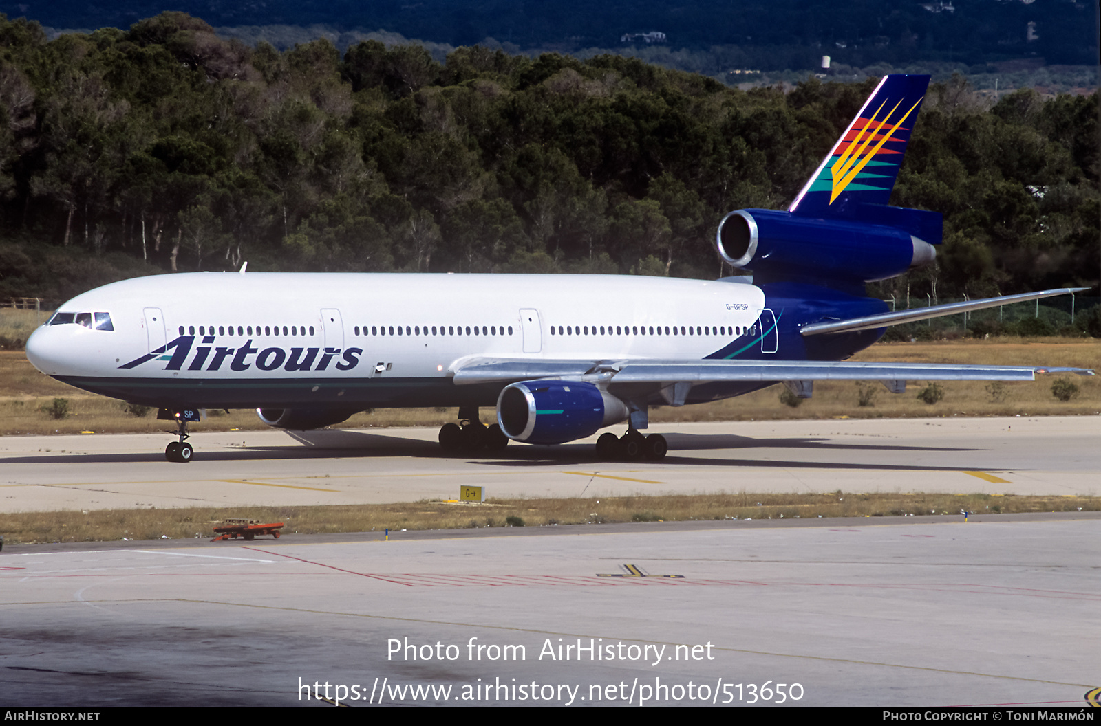 Aircraft Photo of G-DPSP | McDonnell Douglas DC-10-10 | Airtours International | AirHistory.net #513650