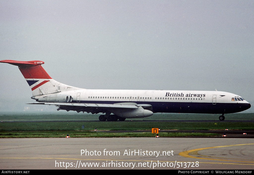 Aircraft Photo of G-ASGE | Vickers Super VC10 Srs1151 | British Airways | AirHistory.net #513728