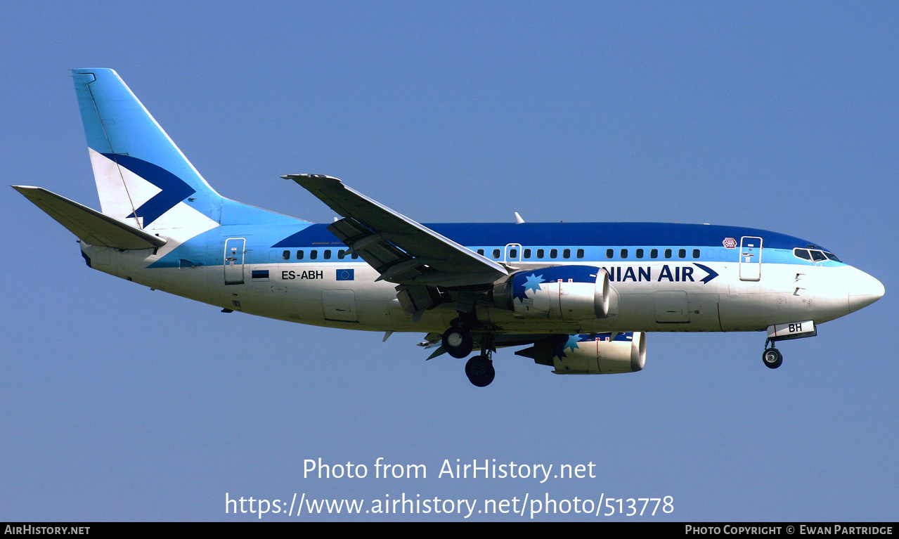 Aircraft Photo of ES-ABH | Boeing 737-53S | Estonian Air | AirHistory.net #513778