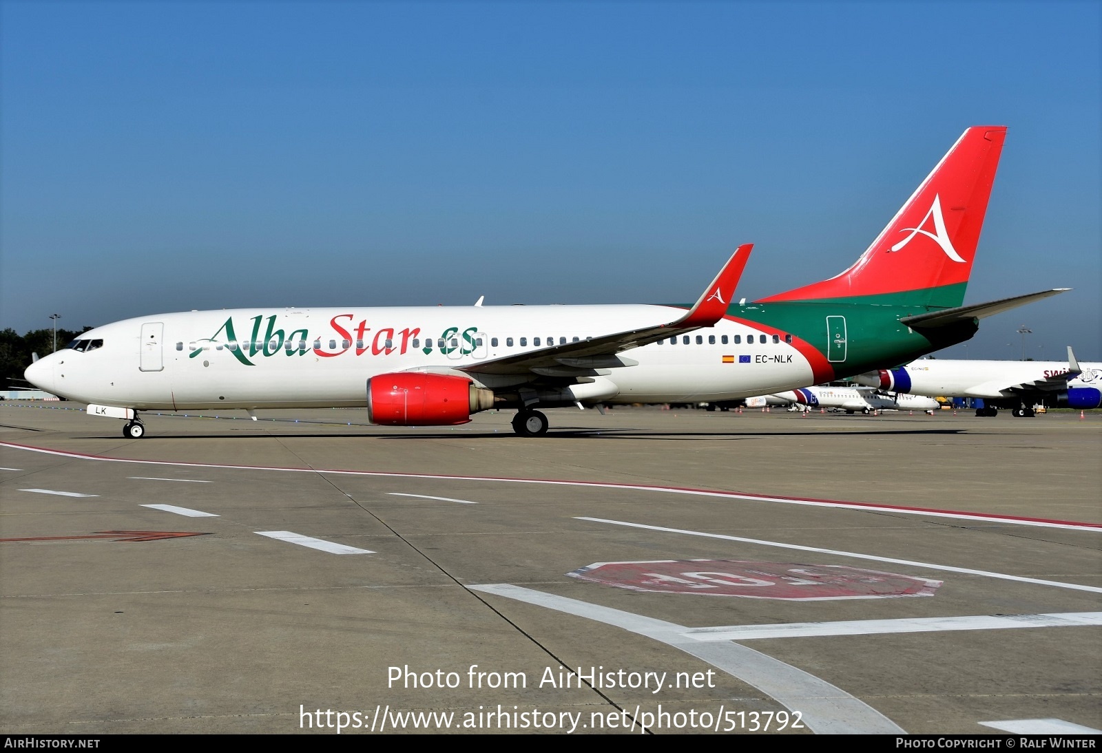 Aircraft Photo of EC-NLK | Boeing 737-81M | AlbaStar | AirHistory.net #513792