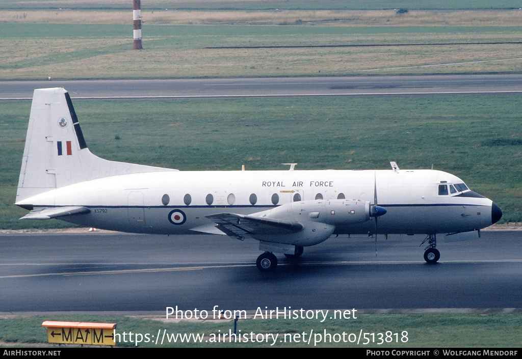 Aircraft Photo of XS792 | Hawker Siddeley HS-748 Andover CC.2 | UK - Air Force | AirHistory.net #513818