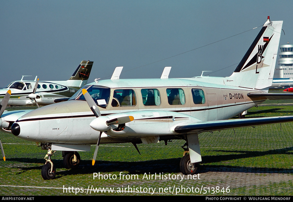 Aircraft Photo of D-IGON | Piper PA-31-310 Navajo | WDL Flugdienst | AirHistory.net #513846